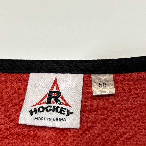 Vintage Port Huron Ice Hawks Hockey Jersey Mens Size 56 XXL 2XL Red 007 R Hockey - Picture 9 of 14